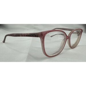 Modern HADLEY PINK ICE 53-17–140 Plastic Full Rim Eyeglasses Frame JF37